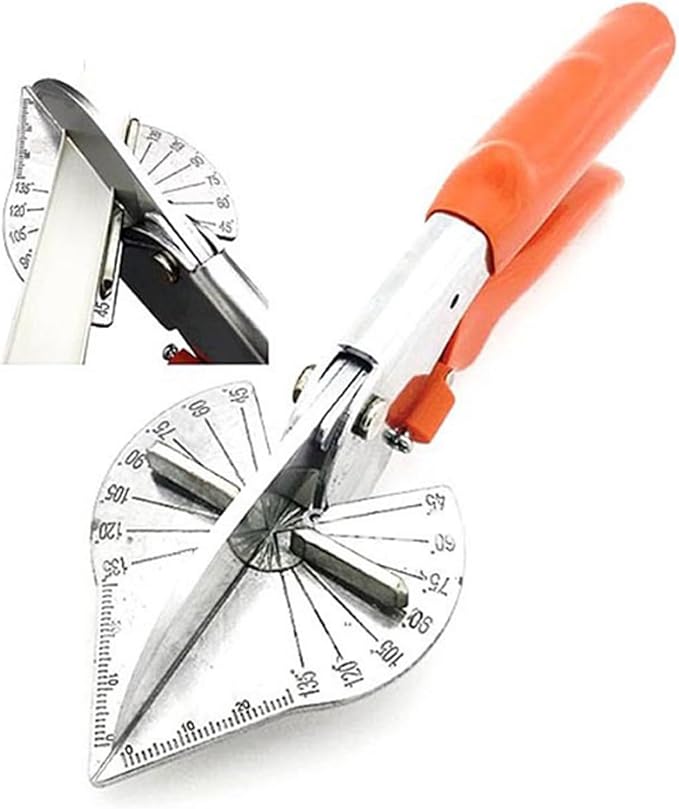 Riloer Multi Angle Miter Shear Cutter, Multifunction Trim Shears, 45-135 Degree Miter Cutter Hand Shear