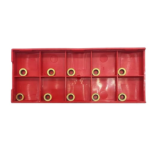 3/8??1/2" SRACR SRACL SRDCN1010/1212 H06 Lathe Turning Holders Lathe Turning & Profiling Tool Holder with RCMT0602 Round Carbide Milling Inserts (10pcs RCMT0602MO(Gold))
