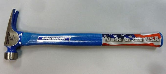 VAUGHAN CFB2LM California Framer Hammer, 19 oz Milled, Nail Starter, Made In The USA, VN11622