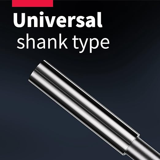 6.2mm Chucking Reamer,H7 HSS Straight Flutes Lathe Machine Reamer Metric 6.2mm,Round Shank Milling Cutting Tool,1 pcs DRINYOUNG(6.2mm)