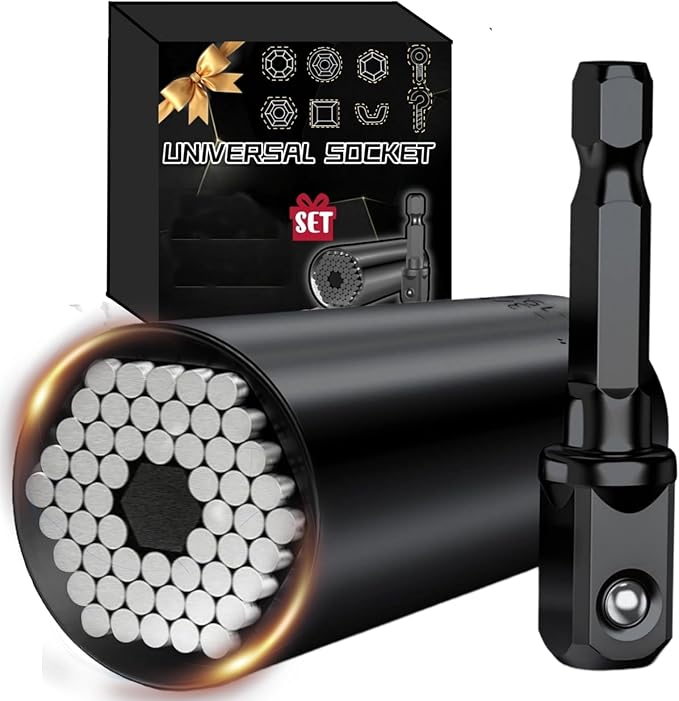 Christmas Stocking Stuffers Gifts for Adults Men Dad, Super Universal Socket Tools White Elephant Christmas Gifts for Who Have Everything Dad Boyfriend Husband Tools for Cool Gadgets