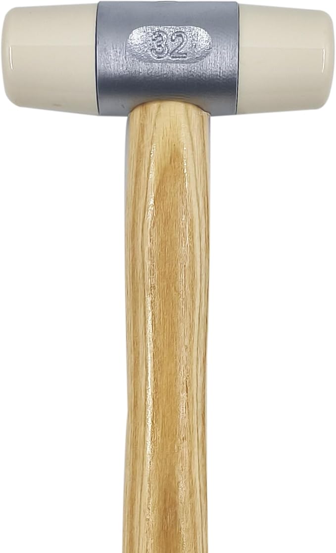 Nylon rubber mallet 32 oz white