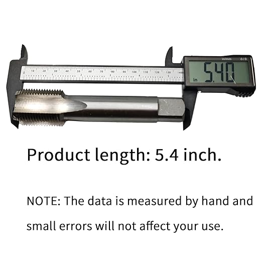 Lzcdelyxiao 1 1/4"-12 Tap UNF Right Hand Straight Flute Thread Tap Machine Tap 1-1/4"-12 TPI Nominal Diameter 1 1/4" Thread Per Inch 12 Fin Thread Tapping Thread High Speed Steel HSS 2B