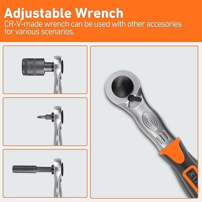 Ratcheting Screwdriver Set: KeenWise 38-in-1 Ratchet Screwdriver Tools Versatile Magnetic Tools for Mechanics and DIY Enthusiasts (2880B)