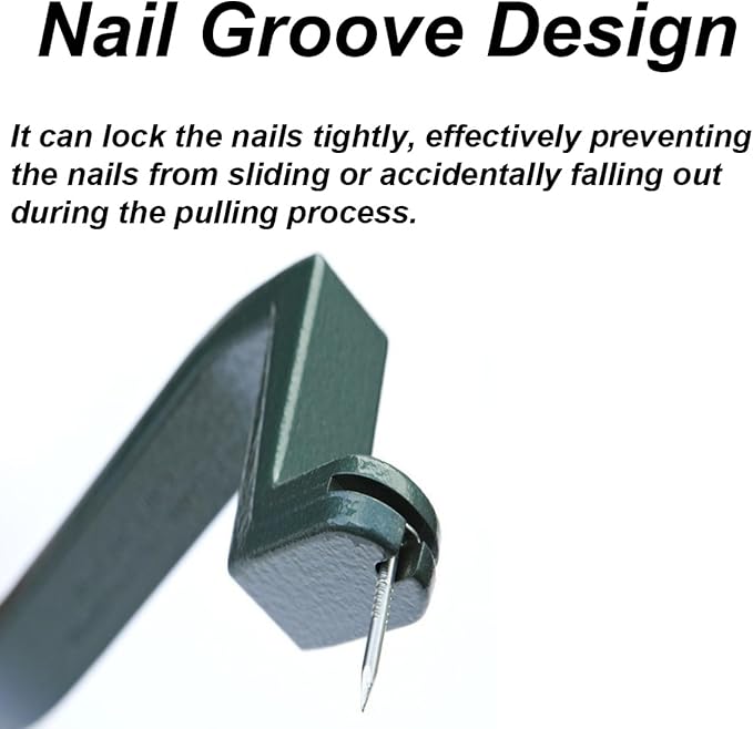 1 Pcs Roof Shingle Nail Puller, Heavy Duty Shingle Removal Tool for Safe Roof Shingle Replacement Roofing Tool and Equipment, Green