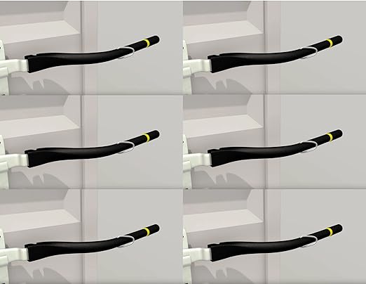 Opnbar Safety Tool (6 Pack) - 3 Trucker Tools in 1: Leverage Bar, Tire Thumper and 5th Wheel Hitch Release, Steel - by Shipping Container Safety International 6f706e626106
