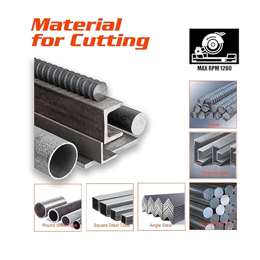 14 Inch Metal Cutting Saw Blade, 66 Tooth Cermet Carbide Steel Cutting Blade, Long Life Metal & Stainless Steel Cutting Chop Saw Blade, Fits Evolution 14" Chop Saws and Other Table Saws