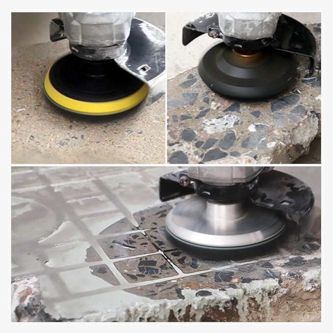 Diamond Concrete Polishing Pads - BRSCHNITT 6pcs 4 inch Grit#100 Resin Bond Renew Pads Beton Floor Renew Reparing Disk