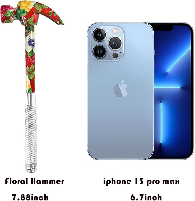 6 in 1 Flower Hammer & Screwdriver Tool, All In One Screwdriver Hammer Tools Set, Best Gift for Birthday Valentine's Mother's day Christmas Thanksgiving Halloween