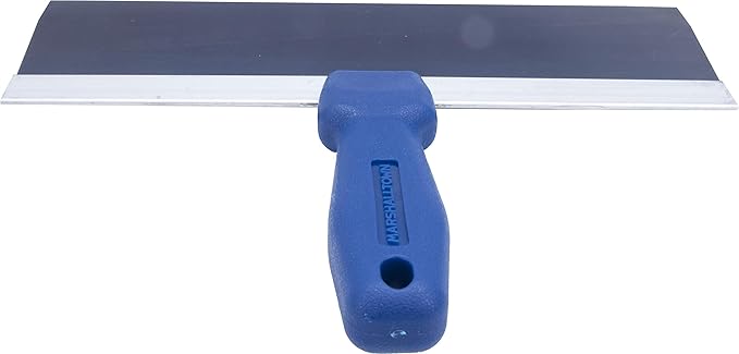 MARSHALLTOWN Blue Steel Taping Knives, 12, Inch Plastic Handle Drywall and Plastering, 5512P