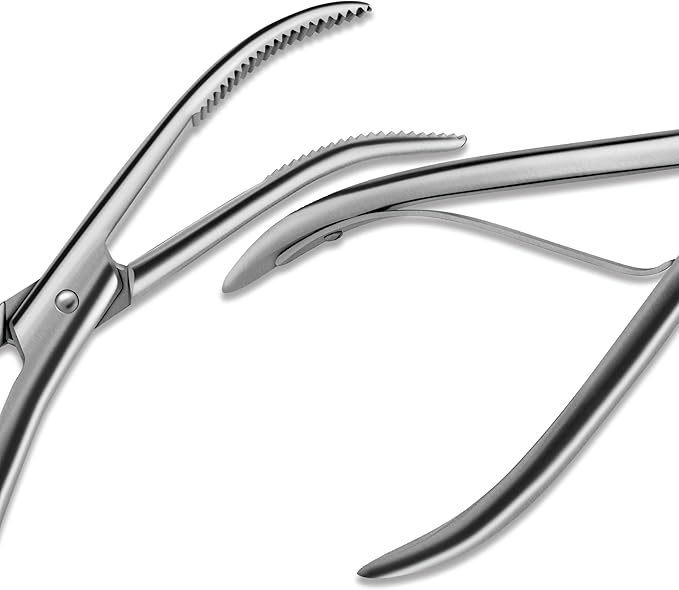 Cast Spreader 3 Prong, Burn Cast & Plaster Shear, Scissors Pliers Forceps Plaster Opner Orthopedic Tools Instruments German Grade Stainless Steel (Wolf Pliers)