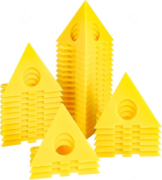 36pcs Painters PyramidStands - Paint Triangle Stands竊똏aint Stands for Painting竊똌ini Cone Paint Stands for Cabinet and Door Risers Support (20)