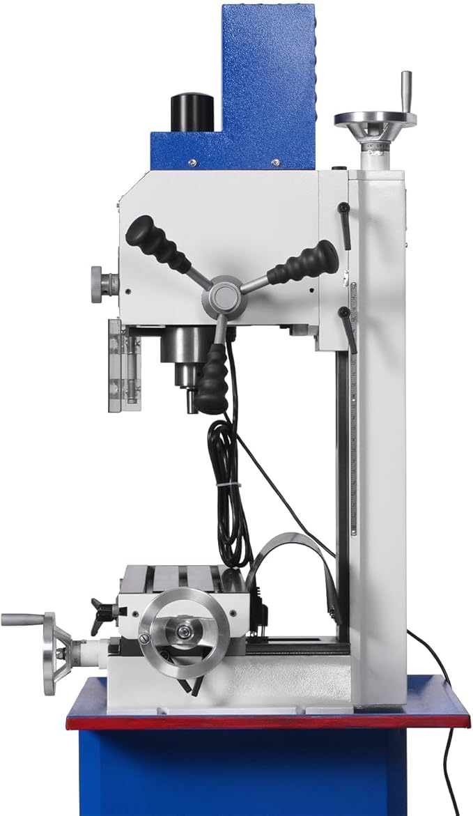 6"x20'' Benchtop Mill Drill Machine, Variable Speed, R8 Spindle, 1 HP 110V, Compact Milling Drilling Tool for Garage Shop, DIY Metalworking without Stand,Model VM18L