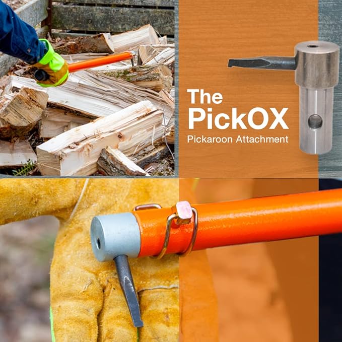 LogOX Forester Package - Includes 3-in-1 Forestry Multitool, Holster, Pickaroon & Gear Bag | Powder-Coated 40??Cant Hook Log Roller, 21??Carrier, and 40??Timberjack (USA Made with A Warranty)