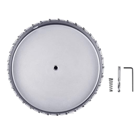 121mm (4.76 inch) Metal Steel Hole Saw with 2 Drill Bits, Hole Cutter for Thick Metal,Stainless Steel,Iron and Wood (121mm (4.76 inch))