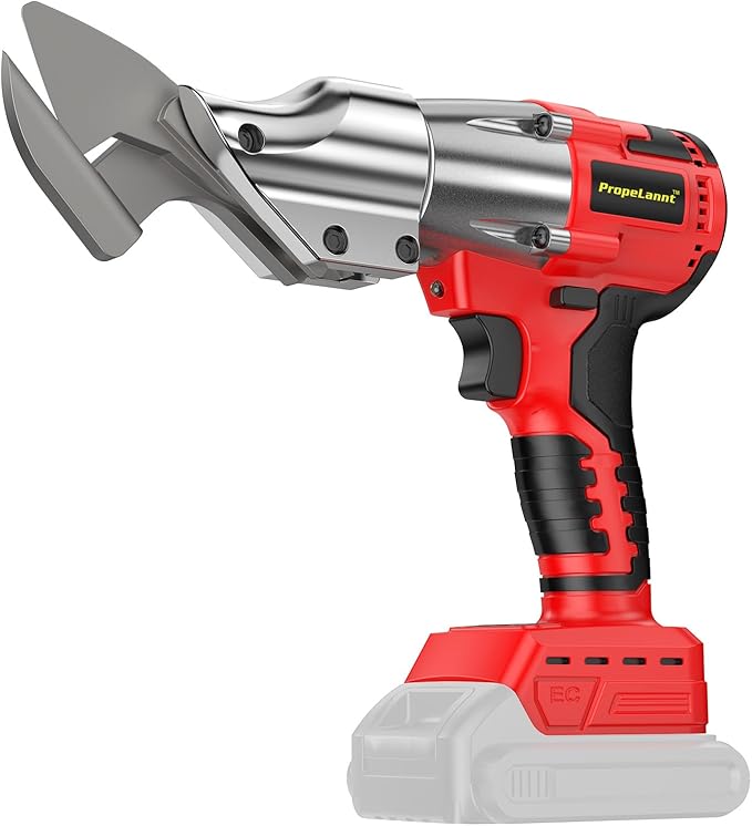 Cordless Metal Shears for Milwaukee M18 Battery - 14GA Metal Cutting Shears, 400Nm Torque, 360째 Pivoting Head, Cuts Stainless Sheet, Iron, Carpet, Leather, Cardboard (No Battery)