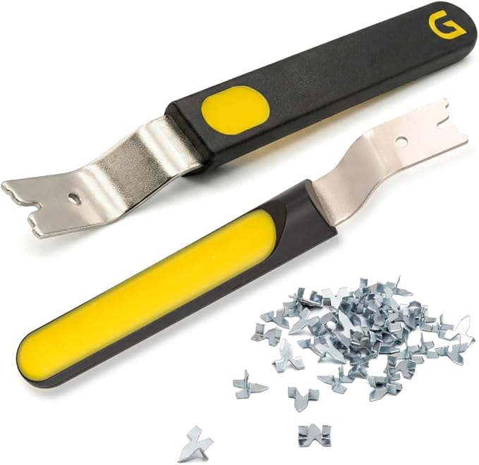 NORTHLINE Glazier Point Driver with Magnetic Head ??Framing Tool for Picture Frame Hardware & Window Glazing, Includes 50 Premium Glazier Points