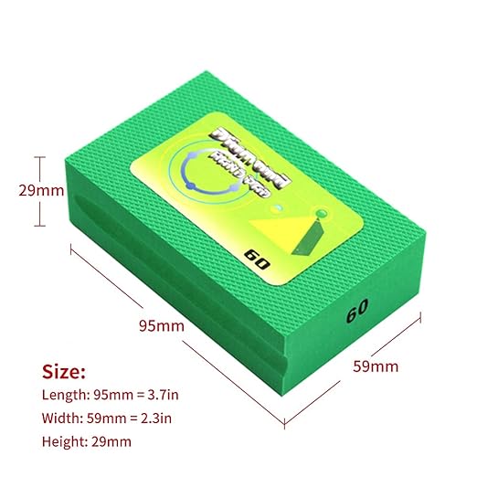 Diamond Hand Polishing Pads 60 Girt Sanding Bolcks Foam Back for Granite Marble Concrete Stone Tile Wet Dry Finishing