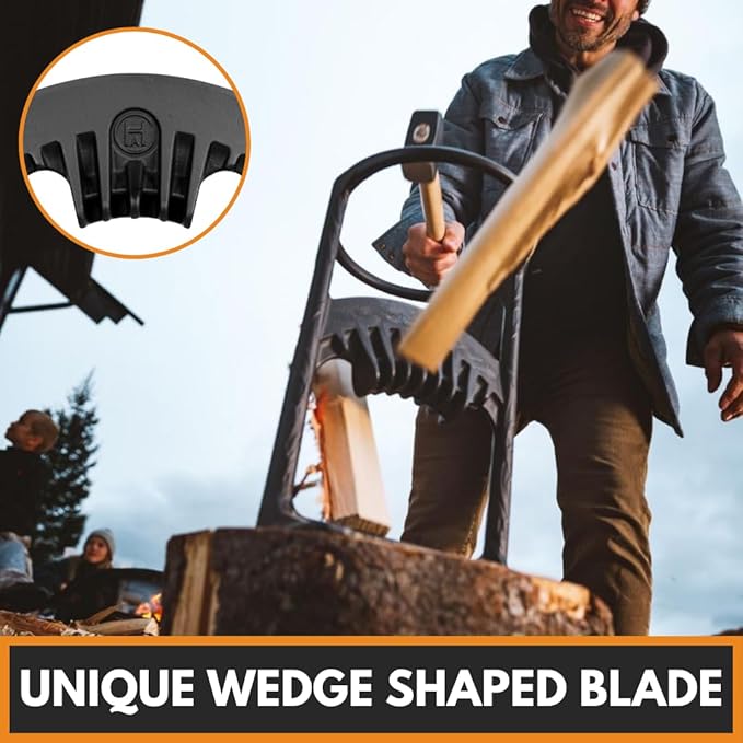 Kindling Cracker Firewood Splitter - Kindling Splitter Wood Splitter Wood Splitting Wedge Manual Log Splitter Wedge