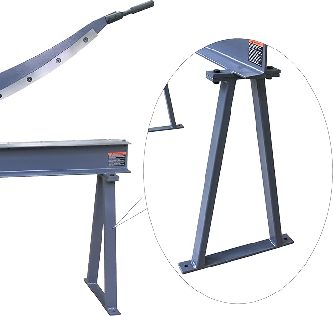 KAKA INDUSTRIAL Sheet Metal Shears,52-Inch 16 Gauge (0.06 Inch) Guillotine Metal Shear,Sheet Cutter with Stand for Industrial Fabrication and Construction HS-52