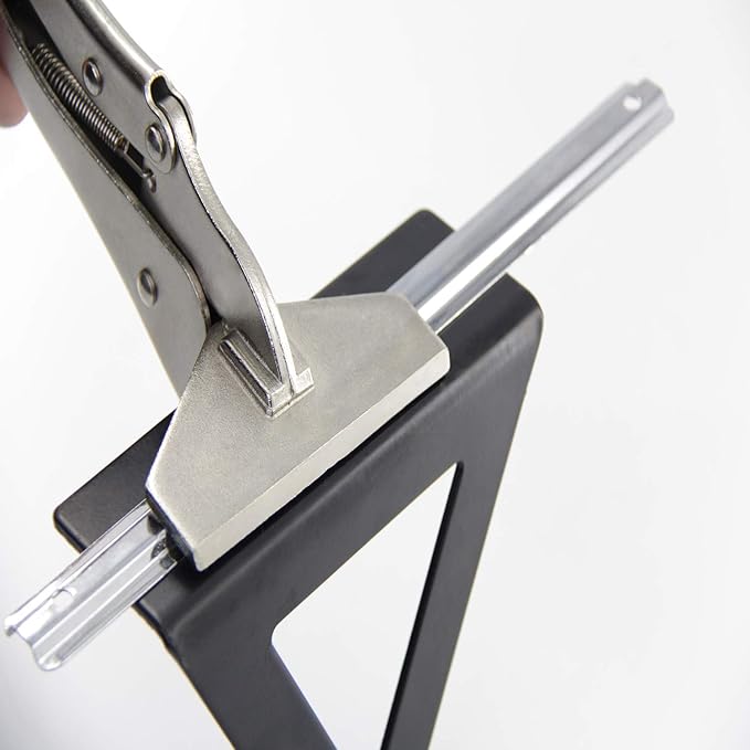 10-inch Locking Sheet Metal Clamp, Heavy Duty Sheet Metal Grip Tool, Heat-Treated Nickle Plated Welding Plier