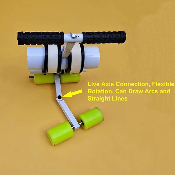 Masking Tape Applicator for Outdoor Court Striping, Paint Tape Machine for Parking Lot and Court Line Application