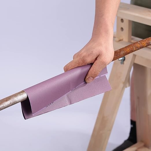Sandpaper Sheets Assorted Grit 24-Pack,4 Each of 400/600/800/1000/1200/1500 Grit, Advanced Waterproof Wet or Dry Sand Paper for Woodworking Furniture, Metal Sanding, Auto Body Work, Full Sheet