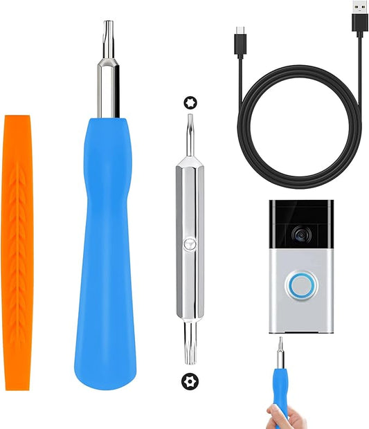 Ring Doorbell Screwdriver for ALL Models Ring Video Doorbell 4-in-1 Doorbell Maintenance Kit