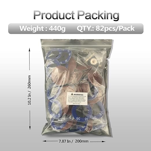 NYXCL Miroku 80Pcs Mixup 2 inch roll Lock Quick Change Discs Set, A/O Sanding Discs with 1/4" Holder, for Die Grinder Surface Prep Strip Grind Polish Finish Burr Rust Paint Removal
