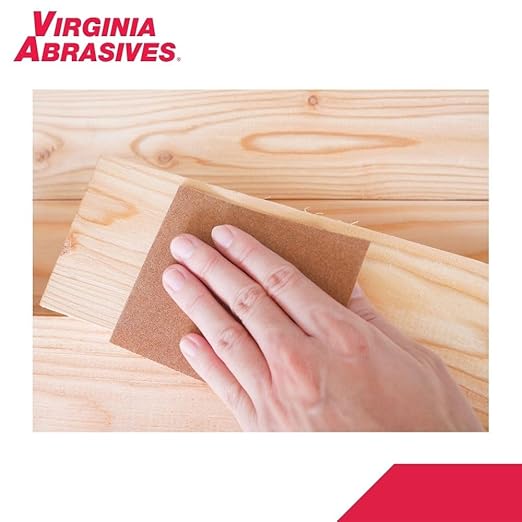 Virginia Abrasives 9??x 11??Combo Pack General Purpose Sandpaper Sheets, 120/180 Grit (5 Each, 10 Total)