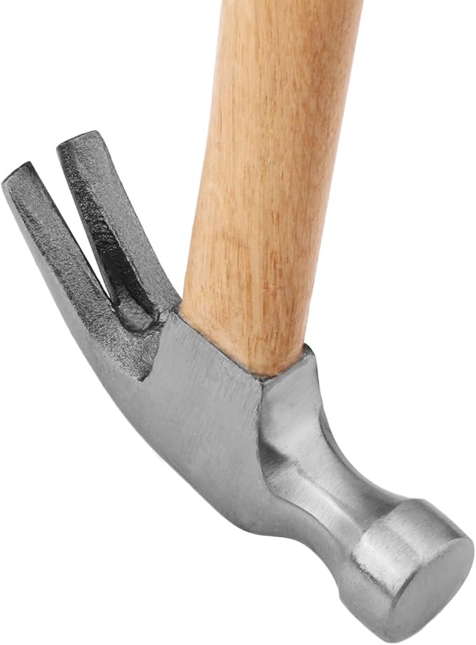 5 Pack 16 OZ Claw Hammer with Wood Handle for Husband, Dad, or Friends! Ideal for Woodworking, Repairing, and Nailing