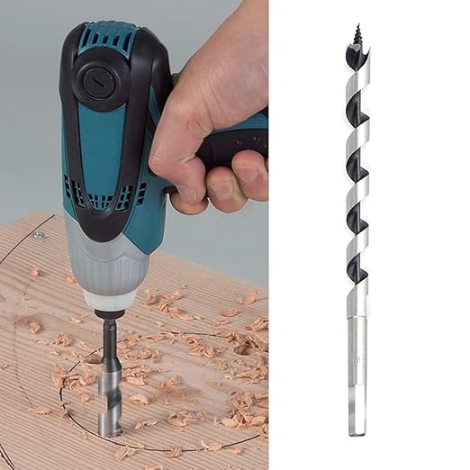 SagaSave 20 * 230mm Wood Auger Drill Bit, Ship Auger Long Drill Bit for Soft and Hard Wood, Plastic, Drywall and Composite Materials, 1Pcs