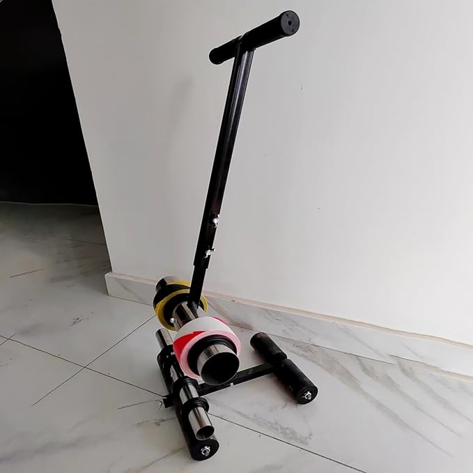 PCWLH Floor Tape Applicator - Efficient Hand Walk-Behind Line Marking Machine for Hospitals, Schools, Gyms, and Commercial Use - Ideal for Repairing Floor Markings - Manual Floor Line Marker