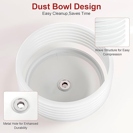 4-1/4" (108mm) Bi-Metal M42 High Speed Steel Hole Saw with Dust Bowl and Pilot Drill Bit, Smooth Cutting Edge for PVC, Drywall, Wood, Plastic, Gypsum Board, Rubber, Thin Metal