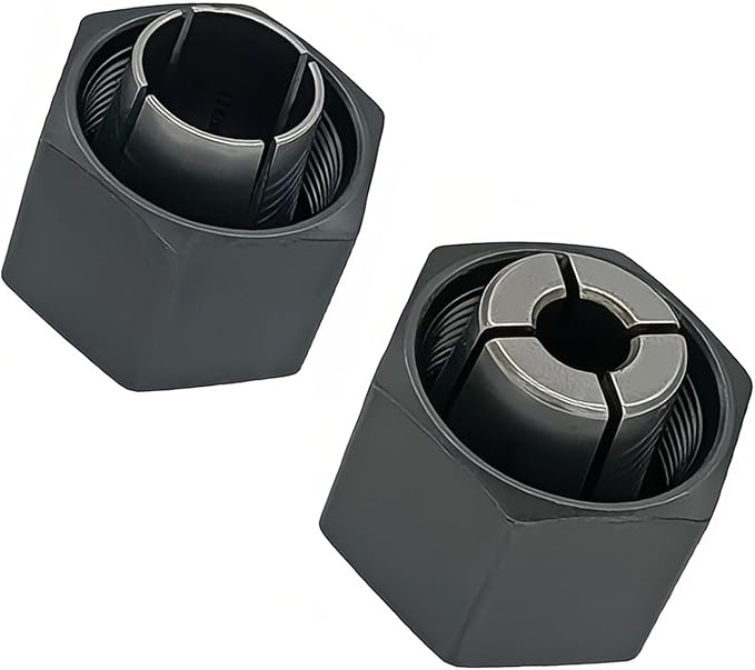 Replace for Dewalt 326286-04 DW6212 DW6214 DW618 Router Hitachi 323-293, Bosch 2610906283 Skil 2823121001 (1/2-inch) 12.7mm and竊?/4-inch竊?6.35mm Collet Chuck and Nut