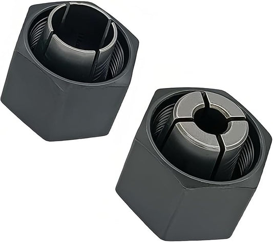 Replace for Dewalt 326286-04 DW6212 DW6214 DW618 Router Hitachi 323-293, Bosch 2610906283 Skil 2823121001 (1/2-inch) 12.7mm and竊?/4-inch竊?6.35mm Collet Chuck and Nut