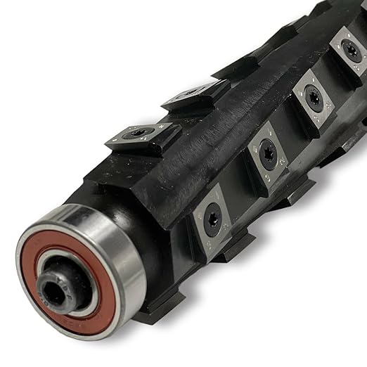 Helical Cutterhead for Dewalt Planer Dw735/Dw735x with 4 Rows of Carbide Inserts, Includes Spare Screws and Blades, DW735 Woodworking Tool