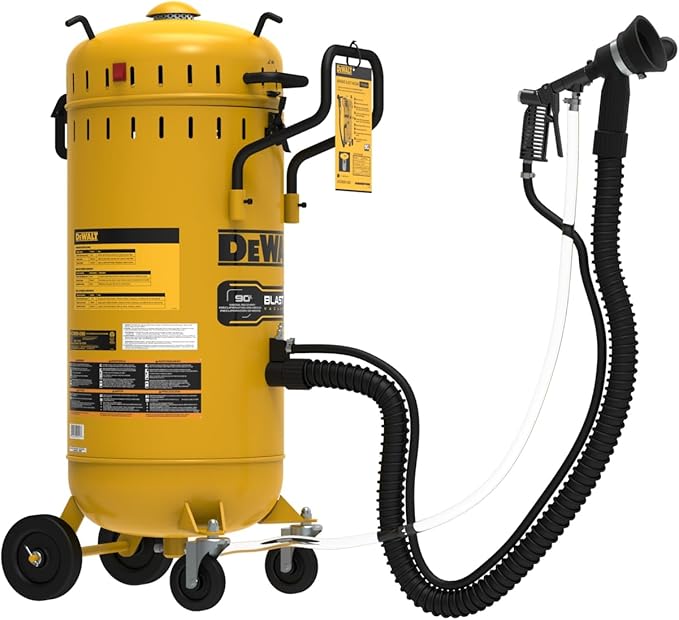 DEWALT Abrasive BlastVac for Clean, Portable Sandblasting, 120V, 5.5 ??6.5 SCFM @ 115PSI (DXCM009-0369)