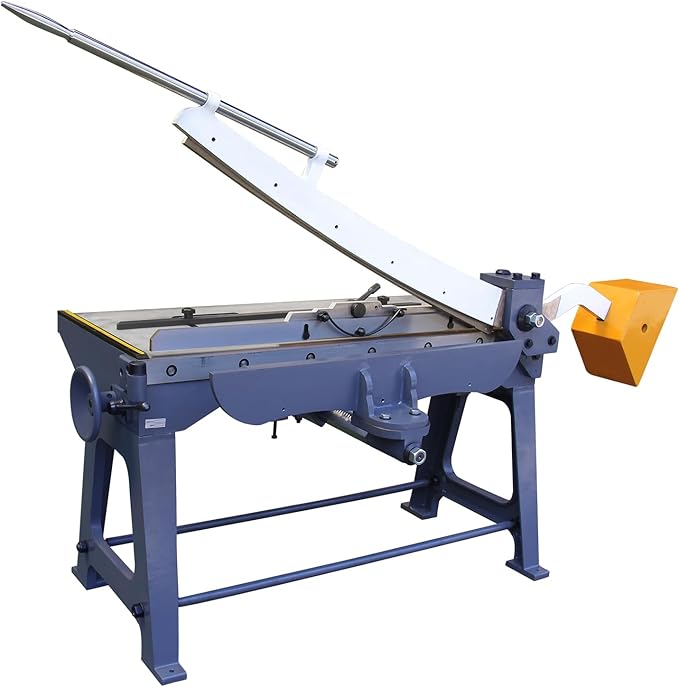KAKA INDUSTRIAL Sheet Metal Shears,40-Inch 14Gauge (0.075 Inch) Guillotine Metal Shear,Sheet Cutter with Stand for Industrial Fabrication and Construction KHS-40