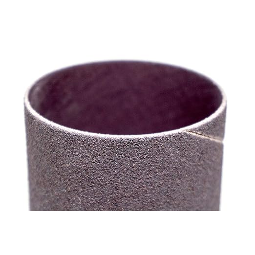 Benchmark Abrasives 1/2??x 1??Aluminum Oxide Sanding Bands, Spiral Bands Rotary Sander Attachment for Drill & Die Grinder, Metal Polishing Sanders for Woodworking - Sander Tool (10 Pack), 120 Grit