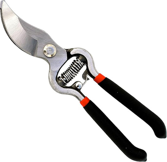 GARDEN GURU Classic Bypass Pruning Shears Clippers ??Heavy Duty Forged Steel Garden Pruners ??Safety Lock ??Non Slip Comfort Grips ??Cuts up to 1??Diameter ??Professional Bypass Pruners for Gardening