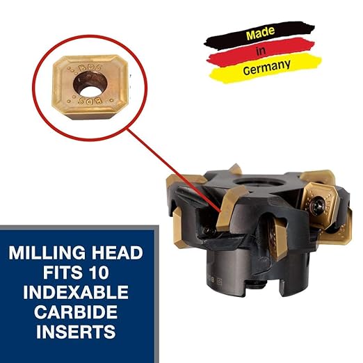 C.S. Unitec "ZFR 250 15 to 60 Degree Milling Head for Use with SKF 025 Power Chamfering Tool/Beveling Machine Chamfer up to 3/4"" Bevel Width - Made in Germany"