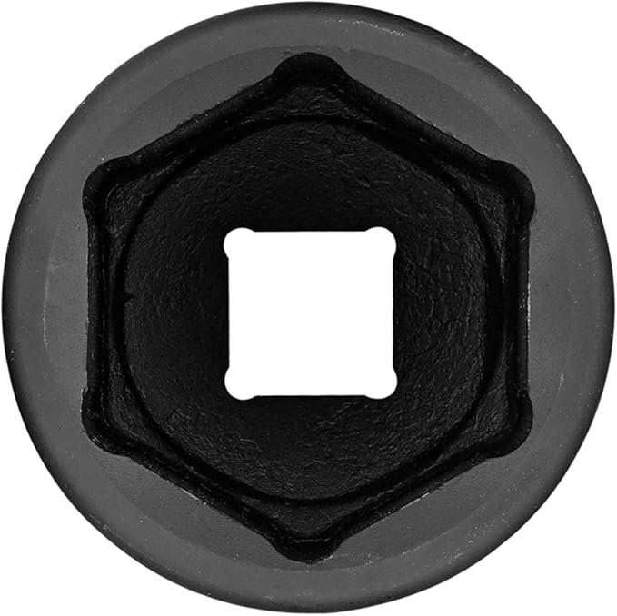 Jetech 3/4-Inch Drive 48mm Deep Impact Socket with 6-Point Design, Heat-Treated Chrome Molybdenum Alloy Steel, Metric