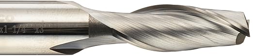 YONICO Upcut Router Bits Spiral 2 Flute Solid Carbide CNC End Mill 7/16-Inch Dia. 1/2-Inch Shank 31260-SC