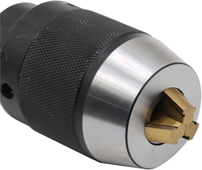 1/8"-5/8" Heavy Duty R8 Shank Lathe Keyless Drill Chuck Special Titanium Jaws