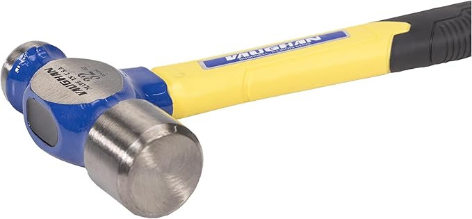 VAUGHAN Ball Pein Hammer, 32 oz, Fiberglass handle, American high carbon steel, FS432, VN16510