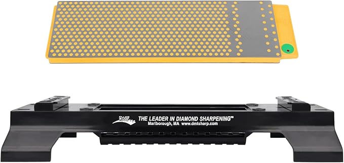 Diamond Machining Technology (DMT) 8-in. DuoSharp Plus Bench Stone Whetstone Extra Fine/Fine Grit Diamond Sharpening Stone with Base (WM8EF-WB)