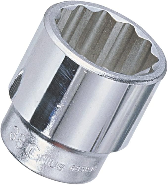 Genius Tools 635246 3/4" Dr. 46mm Hand Socket (12 Point)