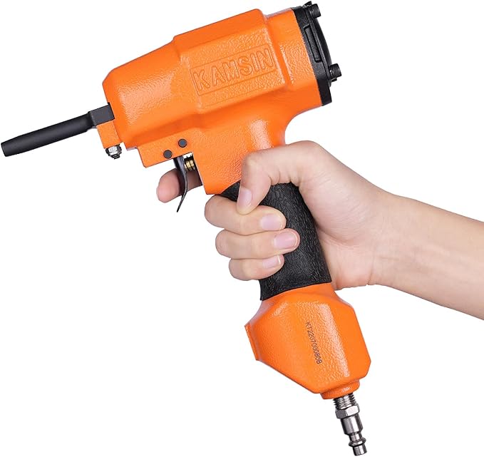 KT38 Pneumatic Nails Puller for Recycling Removing Nails shank diameter of 3-5 mm (0.118"-0.196") Air Punch Nailer Air Power Nail Remover Gun Nail Puncher Light Weight Denailer Gun