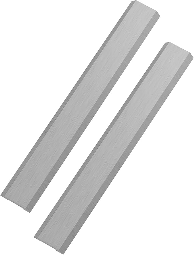 2.5" Carbide Paint Scraper Blades, Double-Edged Reversible Replacement Tungsten Steel Blades, Fit for 2.5in scraper, for Removing Paint, Wood, Glue and Grout - 2pcs
